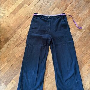 Able women’s  Deep Blue/black wide leg  Chinos